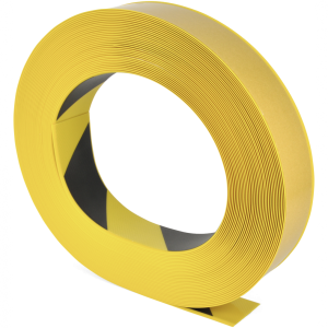 Bodenmarkierungsband WT-500 mit abgeschr&auml;gten Kanten, PVC, g/s, 50 mm x 25 m