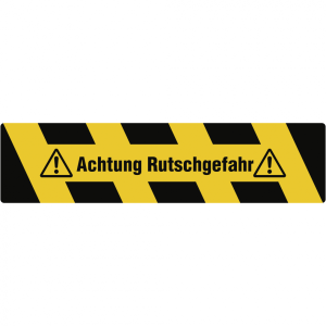 Dreifke&reg; Aufkleber Trittschutz "Achtung Rutschgefahr", Alu, selbstklebend, An...