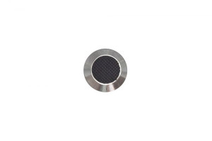 Aufmerksamkeitsnoppe aus Edelstahl &Oslash; 3,5 cm, F&uuml;llung schwarz, 10 St&uuml;ck | Bode...