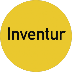 Dreifke&reg; Inventur, Folie, wiederabl&ouml;sbar, &Oslash; 35 mm, 500 St&uuml;ck/Rolle