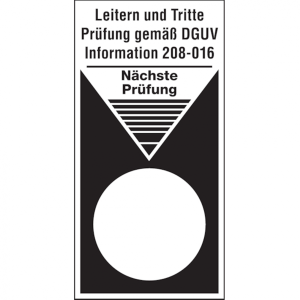 Dreifke&reg; Grundplakette, Leitern u. Tritte, DGUV Information 208-016, Folie, 8...
