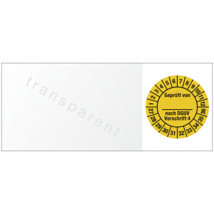 Dreifke&reg; Kabelpr&uuml;fplakette Gepr&uuml;ft von ___ nach DGUV Vorschrift 4, 2027-2036,...