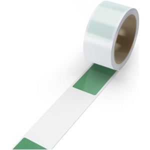 Segmentierte Bodenmarkierungsstreifen WT-5124, PVC, Gr&uuml;n, 50x220 mm, Rolle 25 m