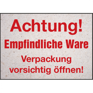 Dreifke&reg; Aufkleber | Verpackungsetiketten Achtung! Empfindliche Ware Ver - 10...