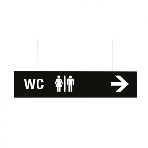 MADRID Black Line Deckenh&auml;nger 25 x 85 cm