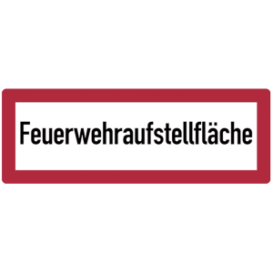 Dreifke&reg; Feuerwehrschild, Feuerwehraufstellfl&auml;che - DIN 4066 | Alu 2 mm | 594...