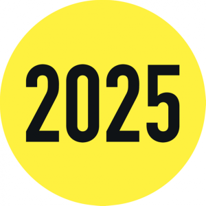 Dreifke&reg; Klebepunkte/Markierungspunkte - gelb- aus Papier, 2025 - Rolle - 35 ...