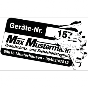 Dreifke&reg; Inventaretiketten schwarz/wei&szlig;, Dokumentenfolie, 60x30 mm, 100 St&uuml;ck...