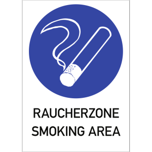 Dreifke&reg; Alu-Schild "Rauchen gestattet", 21x29,7cm (BxH), 1 St&uuml;ck, Praxisbew&auml;...