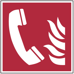Dreifke&reg; Aufkleber Brandschutzzeichen, Brandmeldetelefon F006 | Folie selbstk...