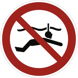 Dreifke&reg; Alu-Schild "Schnorcheln verboten", &Oslash;40cm, 1 St&uuml;ck, Verbotszeichen (P...