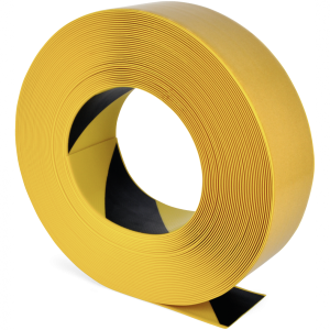 Bodenmarkierungsband WT-500 mit abgeschr&auml;gten Kanten, PVC, g/s, 75 mm x 25 m