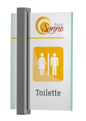 TORINO T&uuml;rschild DIN A5 hoch, Format: 210x148 mm