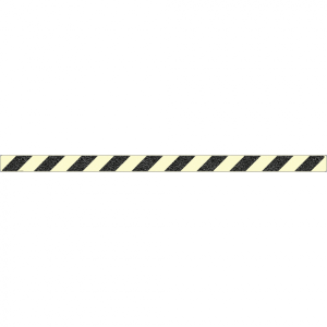 Dreifke&reg; Trittschutzstreifen Warnmarkierung, Alu, nachl., 310-mcd, 50x1000 mm
