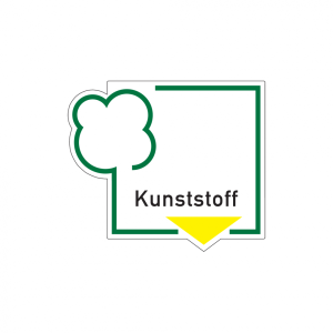 Dreifke&reg; Abfallkennzeichen, Kunststoff, Folie | Folie selbstklebend | 125x108...