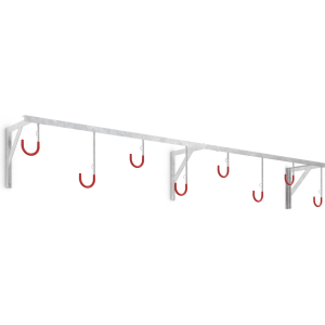 Fahrrad Wandhalterung 3878 | 8 Haken | B2600mm