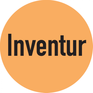 Dreifke&reg; Klebepunkte aus Papier, "Inventur" - farbig - Rolle &agrave; 500 St&uuml;ck | Pa...