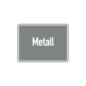 Dreifke&reg; Abfallkennzeichen, Metall, 150 x 200 mm, Aluverbund 1 Stk.