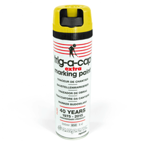 Baustellenmarkierer trig-a-cap&reg; extra, gelb fluoreszierend