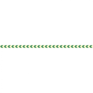 Dreifke&reg; Markierungsstreifen m. gr&uuml;nen Richtungspfeilen,nachleucht.,160-mcd,A...