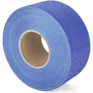 Bodenmarkierungsband WT-5845, PU, Rutschhemmung R11, Blau, 75 mm x 12,5 m