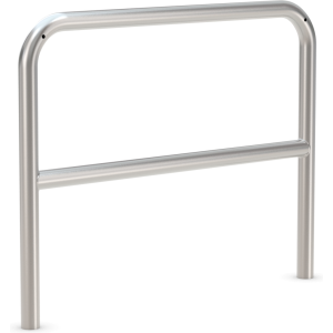 Fahrrad Anlehnbügel mit Knierohr 9210E | V2A | Einbetonieren | B1000mm