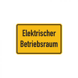 Dreifke&reg; Hinweisschild, Elektrischer Betriebsraum, 200 x 300 mm, Folie selbst...