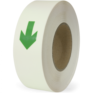 Dreifke&reg; Aufkleber - Markierungsband mit Pfeilen, Folie, langnachleuchtend, 5...