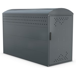 Dreifke&reg; BikeBox 1 B - Fahrradgarage in modularer Bauweise - mit Einhebelgrif...