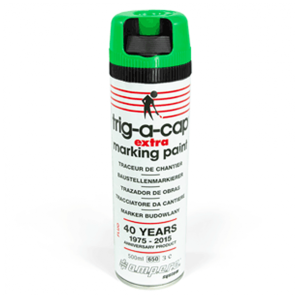 Baustellenmarkierer trig-a-cap&reg; extra, gr&uuml;n fluoreszierend
