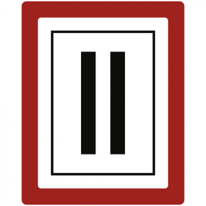 Dreifke&reg; Aufkleber Brandschutzschild Hinweisschild auf eine Komplextrennwand ...