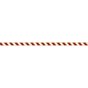 Dreifke&reg; Markierungsstreifen rechtsweisend, Alu,langnachleuchtend/rot, 160-mc...
