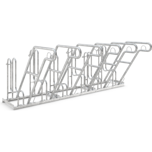Fahrradständer mit Anlehnbügel 4606 | 6 Räder einseitig | RA 350mm