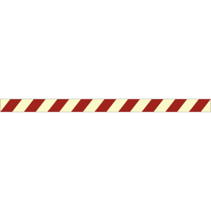 Dreifke&reg; Markierungsstreifen linksweisend, Alu, langnachleuchtend/rot,160-mcd...