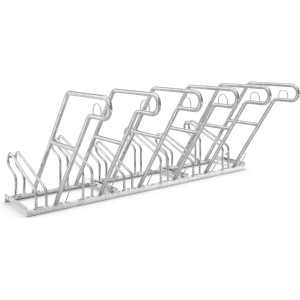 Fahrradständer mit Anlehnbügel 2606 | 6 Räder einseitig | RA 350mm