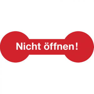 Dreifke&reg; Sicherheitsetikett, Nicht &ouml;ffnen! - Bogen = 5 St&uuml;ck | Dokumentenfoli...