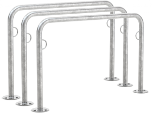 Fahrrad Anlehnbügel Trust 31 | Aufdübeln | B1250mm | 3 Stk