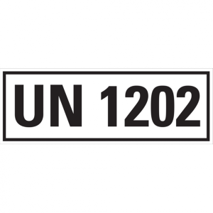Dreifke&reg; Gefahrgutaufkleber: UN 1202 - Heiz&ouml;l und Diesel | Folie selbstkleben...