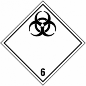 Dreifke&reg; Gefahrzettel, Gefahrgutklasse 6.2 - Ansteckungsgef&auml;hrliche Stoffe | ...