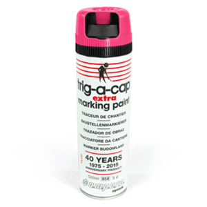 Baustellenmarkierer trig-a-cap&reg; extra, pink fluoreszierend