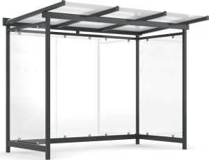 Dreifke&reg; &Uuml;berdachungssystem Dresden D3 a/a mit &Uuml;berpflasterung