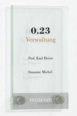GALERIE T&uuml;rschild, Format: 160x100 mm + 2 Halter i7326