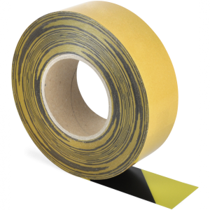 Universelles Bodenmarkierungsband WT-5125, PVC, Gelb/Schwarz, 50 mm x 25 m
