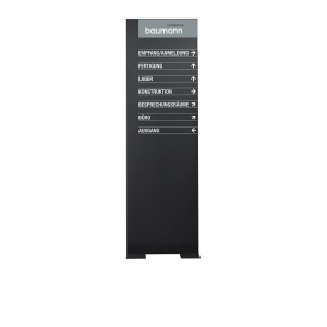 MADRID Black Line Innenaufsteller 200 x 73 cm