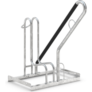 Dreifke&reg; Fahrrad Anlehnparker 4800 XXBF High &amp; Low | Umknickschutz und platzs... Einstellbügel Low