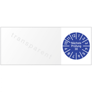 Dreifke&reg; Kabelpr&uuml;fplakette N&auml;chste Pr&uuml;fung 2030, Folie, 60x25 mm, 10 St&uuml;ck