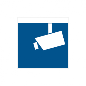 Dreifke&reg; Hinweisschild, Kamerasymbol gem. DIN 33450 | Folie selbstklebend | 2...