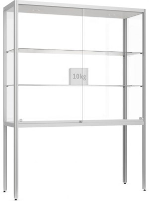 Vitrinefür Innen 1500x2000x500mm  abschließbar
