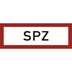 Dreifke&reg; Schild SPZ, Alu, 297x105 mm