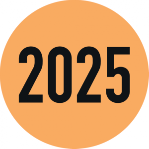 Dreifke&reg; Klebepunkte/Markierungspunkte - orange - aus Papier, 2025 - Rolle - ...